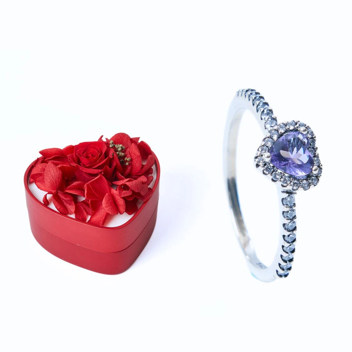 Mini Eeuwig Hart Doos en Eeuwige Hart Ring