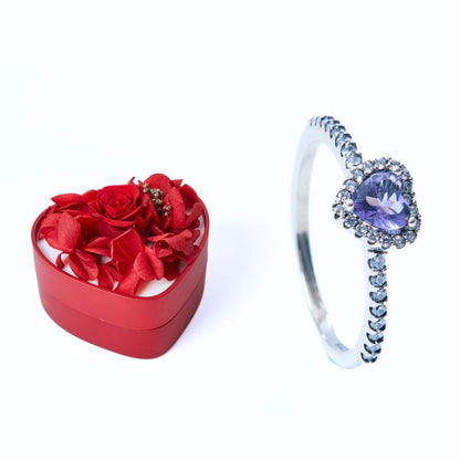 Mini Eeuwig Hart Doos en Eeuwige Hart Ring