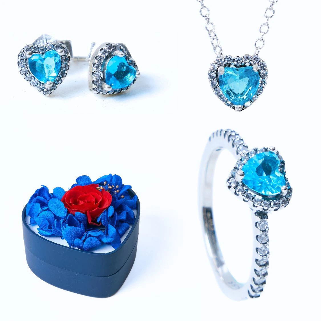 Mini Eternal Heart Box & Blue Eternal Heart Set