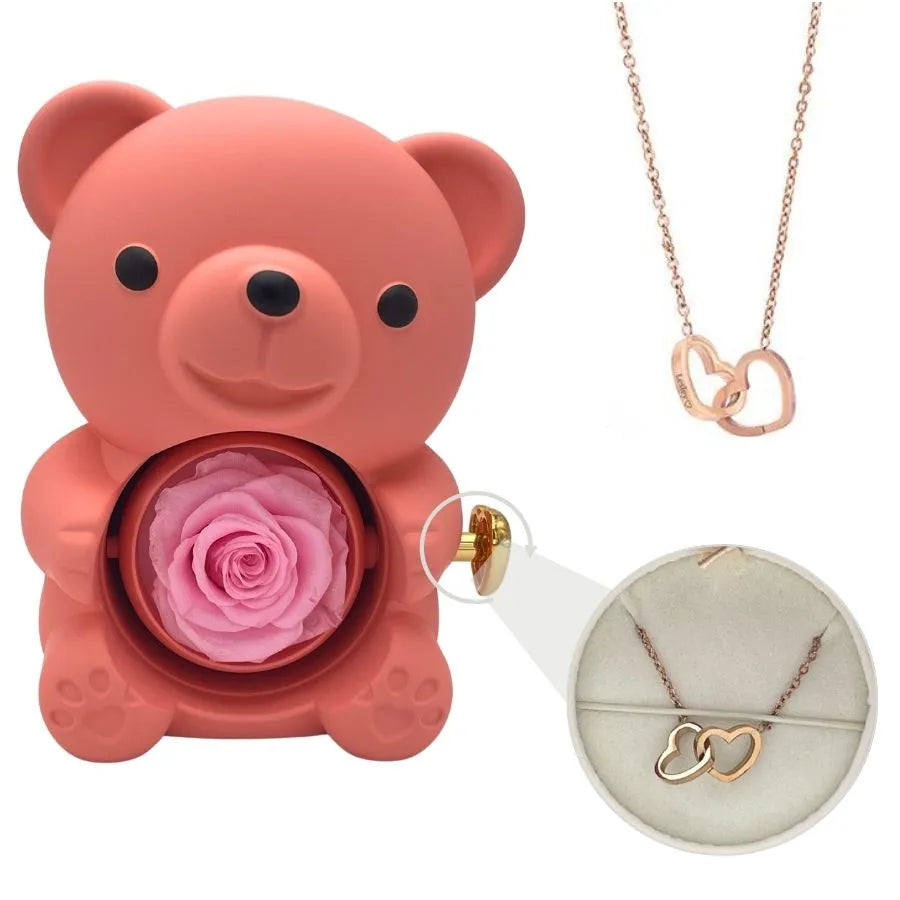 Milona™ Eternal Bear & Personalized Necklace