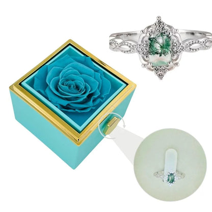 Eternal Rose Box & Jasmine Ring