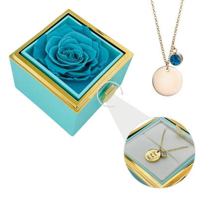 Coffret Rose Eternelle et Disque Personnalisé