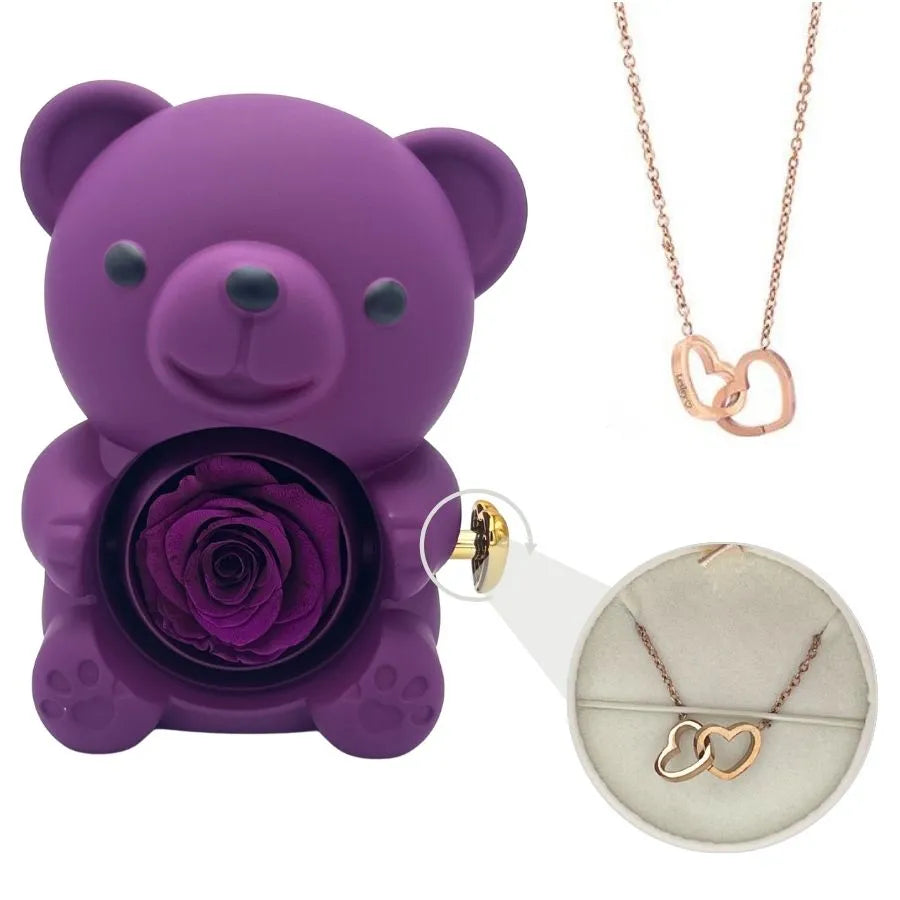 Milona™ Eternal Bear & Personalized Necklace