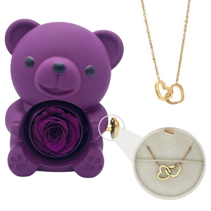 Milona™ Eternal Bear & Personalized Necklace