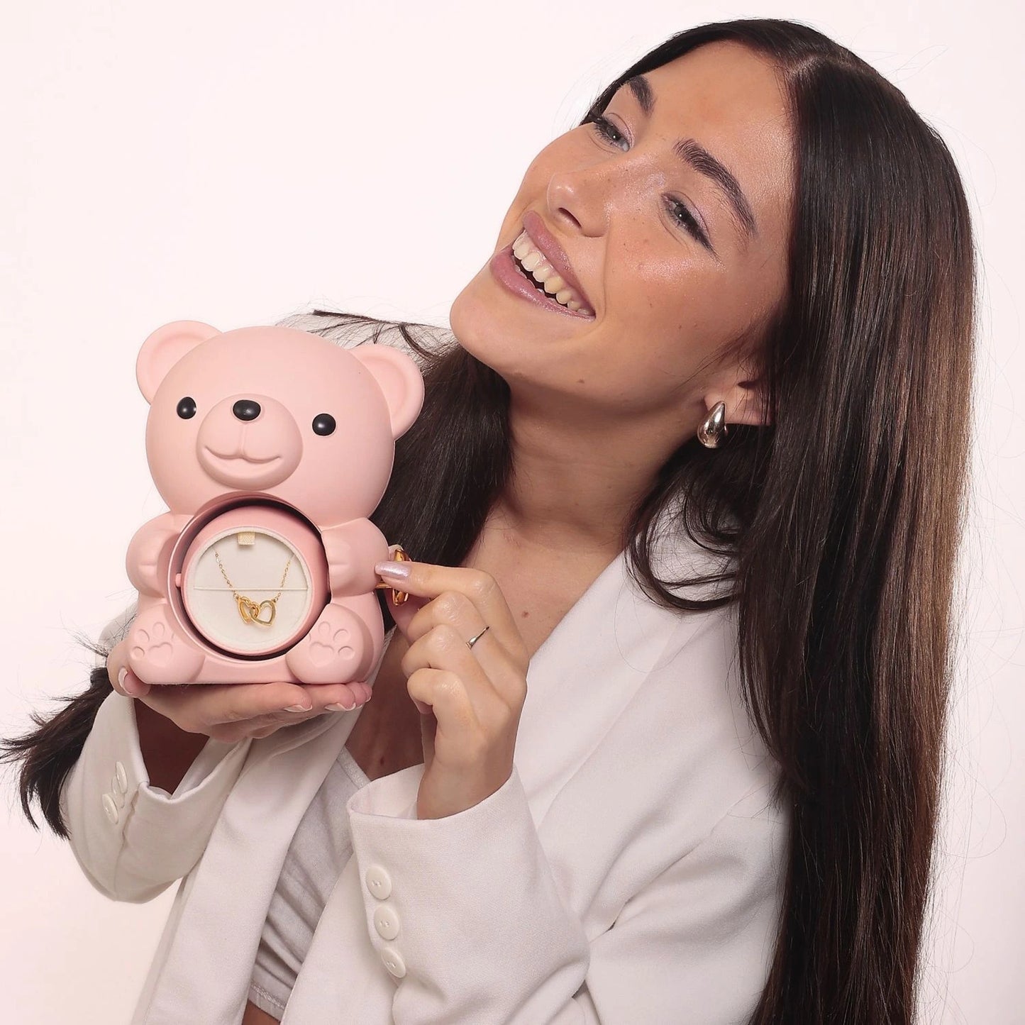 Milona Ewiger Bär & Personalisiertes Armband & Halskette