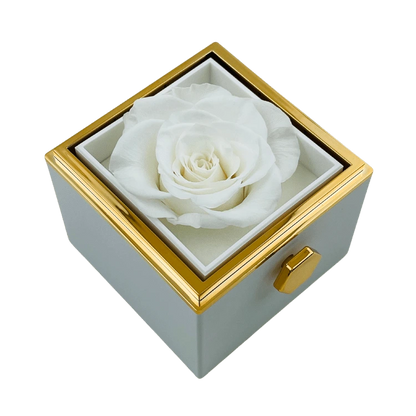 Eternal Rose Box & Personalized Necklace