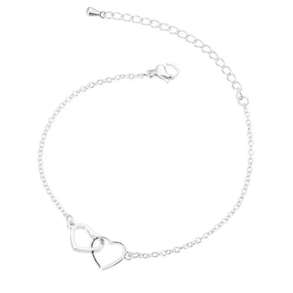 Pulsera Personalizada Corazones Entrelazados