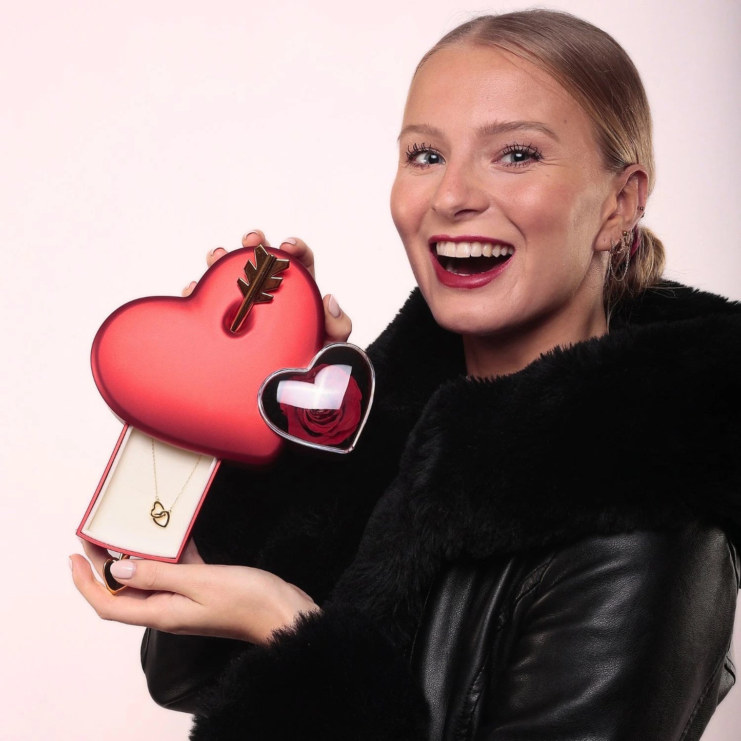 Coffret Amour Éternel & Bracelet et Collier personnalisés