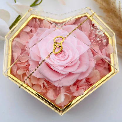 Eternal Heart Box & Personalized Necklace