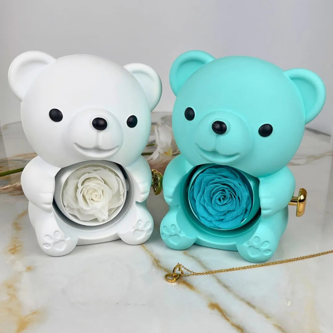 Orso Eterno Milona™ e Collana a Disco Personalizzato