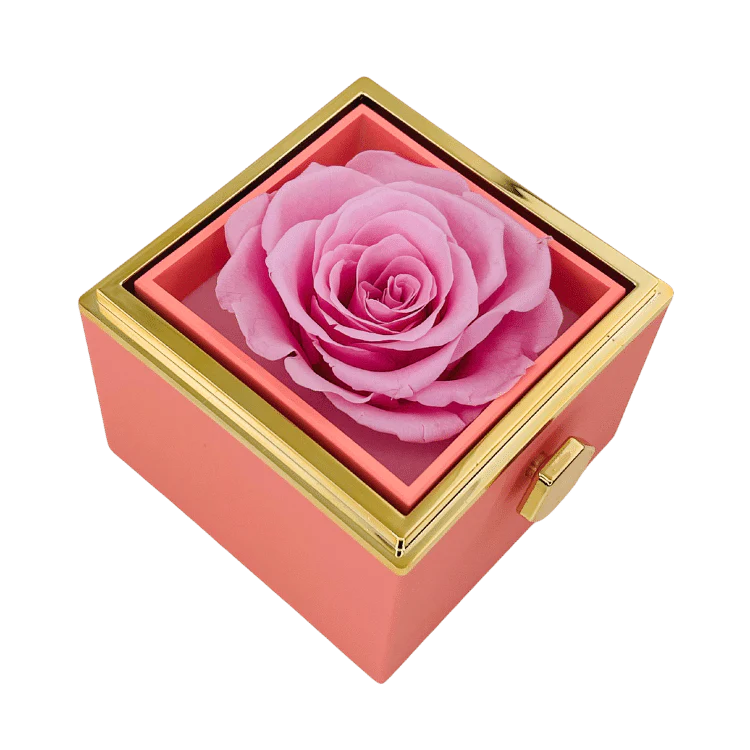 Eternal Rose Box & Personalized Necklace