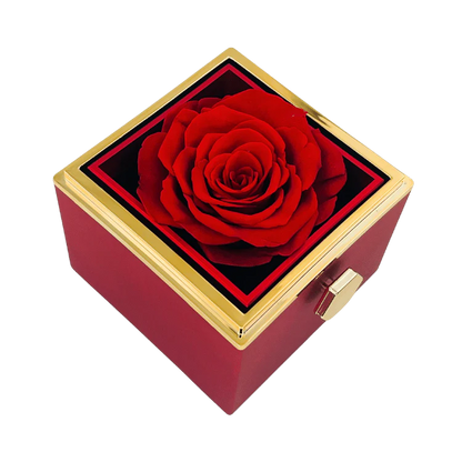 Eternal Rose Box & Personalized Necklace